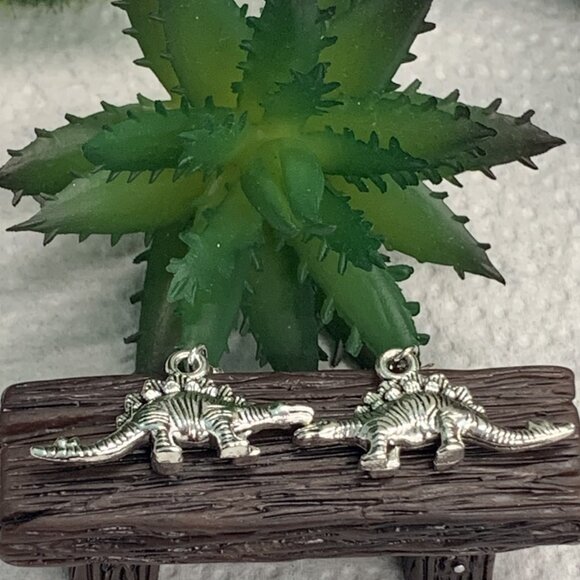 Dinosaur Earring, Dinosaur Lover, Dinosaur Jewelry, Gift Idea, - Picture 7 of 9